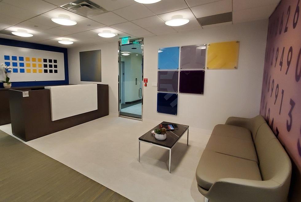 Reception and waiting area